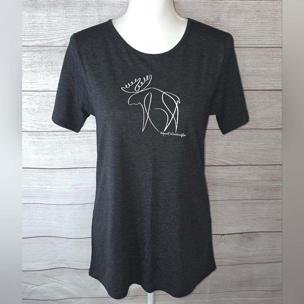 Mt. Washington Moose Graphic Tee Size Large